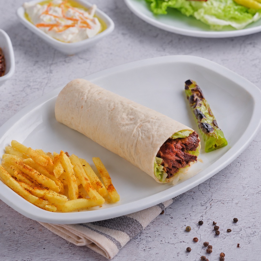 Döner Dürüm Yarım